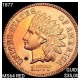 1877 Indian Head Cent CHOICE BU RD