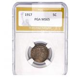 1885-O Morgan Silver Dollar PGA MS64+