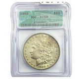 1903 Morgan Silver Dollar ICG AU58