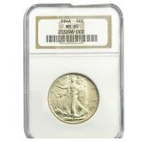 1944 Walking Liberty Half Dollar NGC MS65