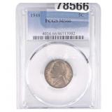 1948 Jefferson Nickel PCGS MS66