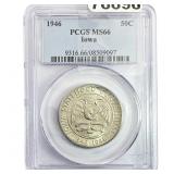 1946 Iowa Half Dollar PCGS MS66