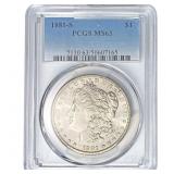 1881-S Morgan Silver Dollar PCGS MS63