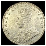 1919 British-India SIlver Rupee UNCIRCULATED