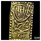 1832-1858 Japan Gold 2 Shu CLOSELY UNCIRCULATED