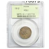 1912 Liberty Victory Nickel PCGS MS61