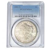 1881-S Morgan Silver Dollar PCGS MS64