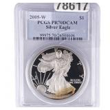 2005-W Silver Eagle PCGS PR70 DCAM