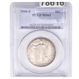 1946-S Walking Liberty Half Dollar PCGS MS65