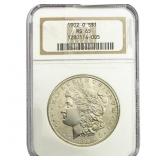 1902-O Morgan Silver Dollar NGC MS65