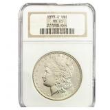 1899-O Morgan Silver Dollar NGC MS65