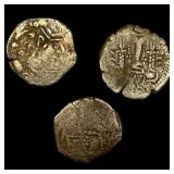 [3 Coins]780-980 AD Pratihara Empire Silver Drachm