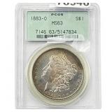 1883-O Morgan Silver Dollar PCGS MS63