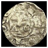 1100s Crusades France Anjou SIlver Denier NEARLY U