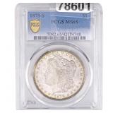 1878-S Morgan Silver Dollar PCGS MS65