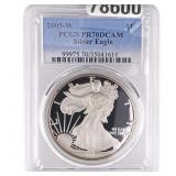 2005-W Silver Eagle PCGS PR70 DCAM