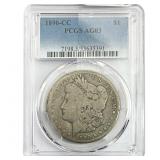 1890-CC Morgan Silver Dollar PCGS AG03