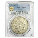 1879-O Morgan Silver Dollar PCGS AU53