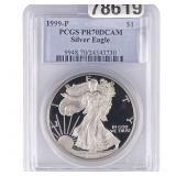 1999-P Silver Eagle PCGS PR70 DCAM
