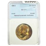 1968-D Kennedy Half Dollar NNC MS67+