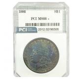 1886 Morgan Silver Dollar PCI MS66+