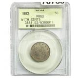1883 Liberty Victory Nickel PCGS PR62