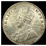 1919 British-India SIlver Rupee UNCIRCULATED