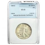 1944 Walking Liberty Half Dollar NNC MS66