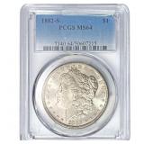 1882-S Morgan Silver Dollar PCGS MS64