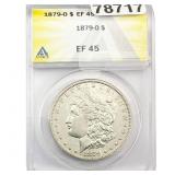 1879-O Morgan Silver Dollar ANACS EF45
