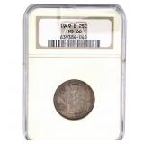 1949-D Washington Silver Quarter NGC MS66