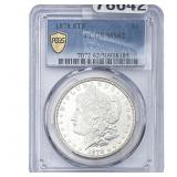 1878 8TF Morgan Silver Dollar PCGS MS62
