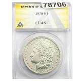 1879-O Morgan Silver Dollar ANACS EF45