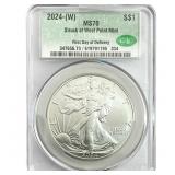 2024-W Silver Eagle CAC MS70