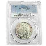 1944 Walking Liberty Half Dollar PCGS MS65