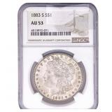 1883-S Morgan Silver Dollar NGC AU53