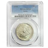 1946 Iowa Half Dollar PCGS MS66