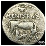 260-167/98 BC Illyria Silver Drachm NEARLY UNCIRCU