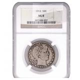 1913 Barber Half Dollar NGC VG8
