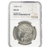 1900-O Morgan Silver Dollar NGC MS64