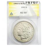 1902 Morgan Silver Dollar ANACS AU50