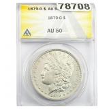 1879-O Morgan Silver Dollar ANACS AU50