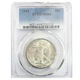 1944 Walking Liberty Half Dollar PCGS MS64