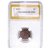 1972 Lincoln Memorial Cent PGA MS65 RB DDO