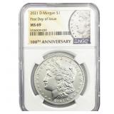 2021-D Morgan Silver Dollar NGC MS69