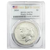 2024 Silver Peace Dollar PCGS MS70