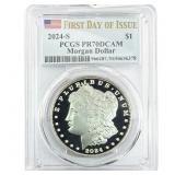 2024-S Morgan Silver Dollar PCGS PR70 DCAM