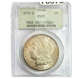 1879-S Morgan Silver Dollar PCGS MS65
