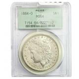 1884-O Morgan Silver Dollar PCGS MS64