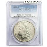 1884-O Morgan Silver Dollar PCGS MS65
